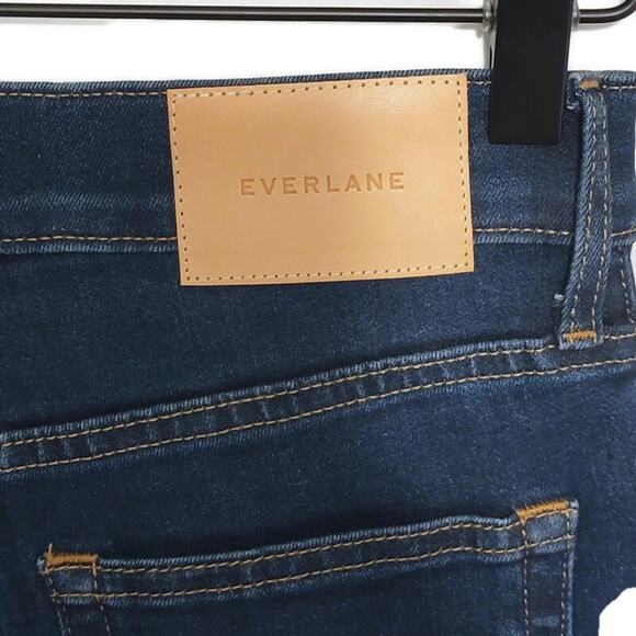 Everlane The Authentic Stretch High Rise Ankle Skinny Blue Denim Jean Size 24 - Picture 10 of 15